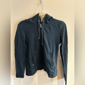 Blue Zip Up Hoodie